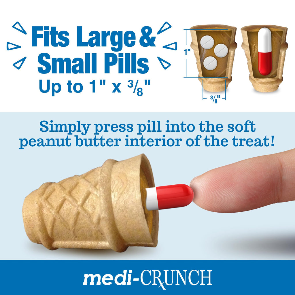 Peanut Butter Dog Pill Treats 30 Count Y1660