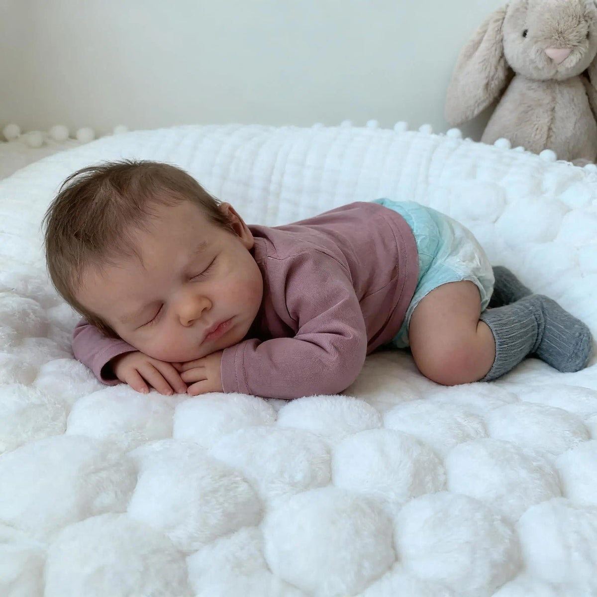 20 Inch Realistic Silicone Reborn Baby Doll Boy with Rooted Hair L411955