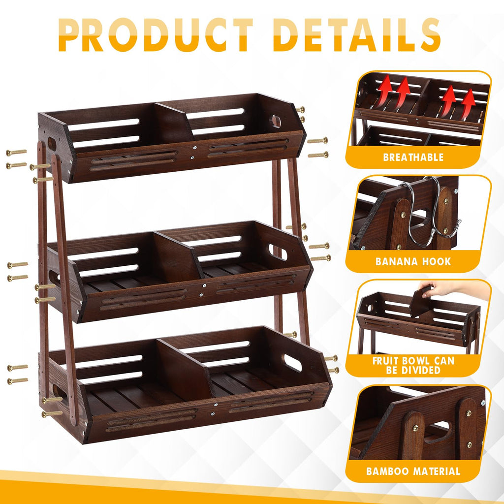 3 Tier Fruit Basket J972