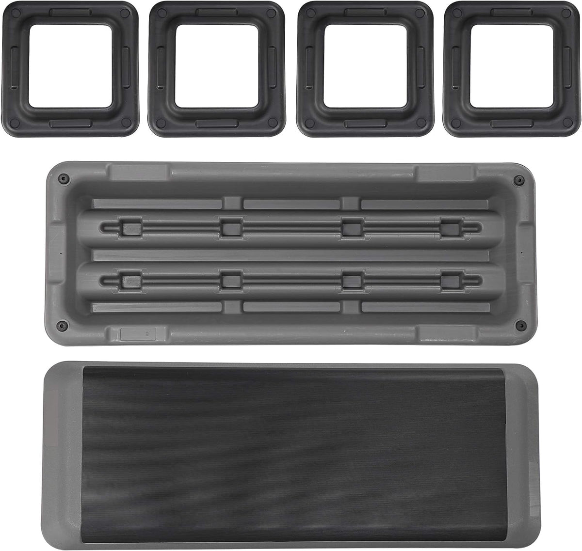 Adjustable Aerobic Stepper with 4 Risers S97146