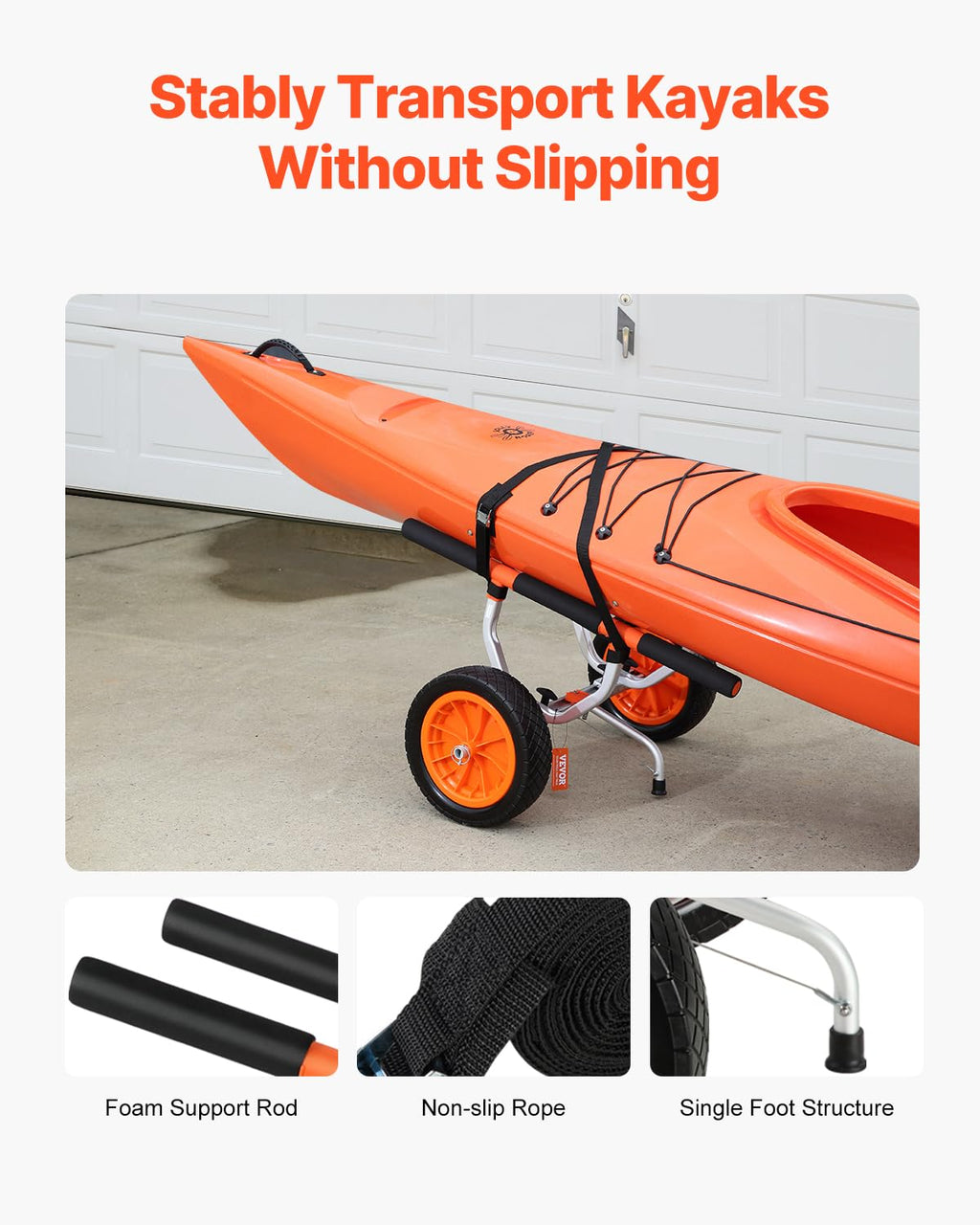 Heavy Duty 450 lbs Kayak Cart F711547