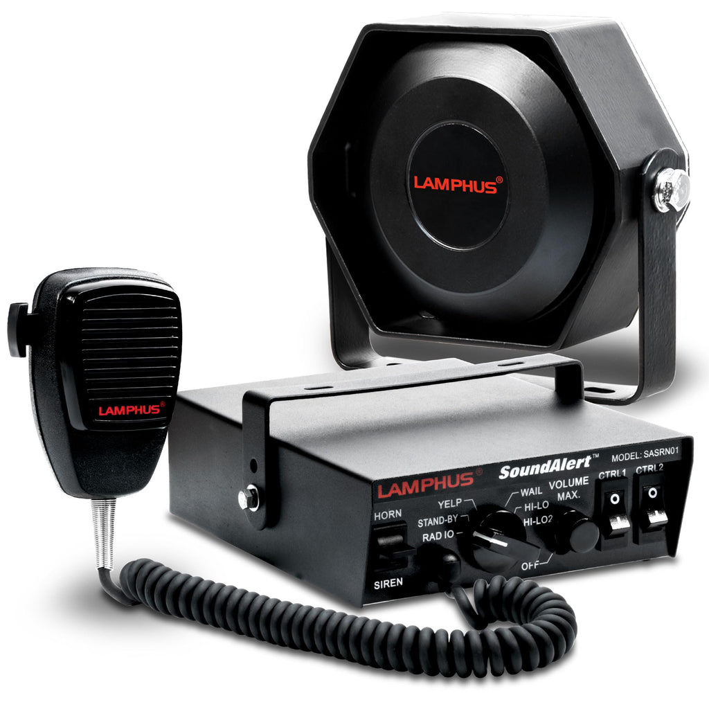 100W Police Siren Emergency PA System Kit E6995