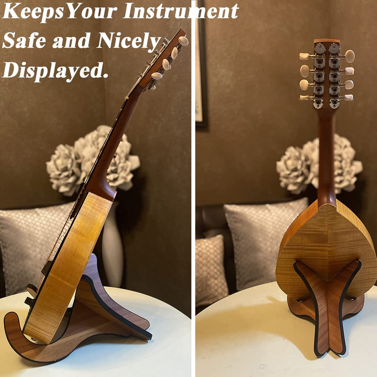 Folding Wood Ukulele Stand I5638