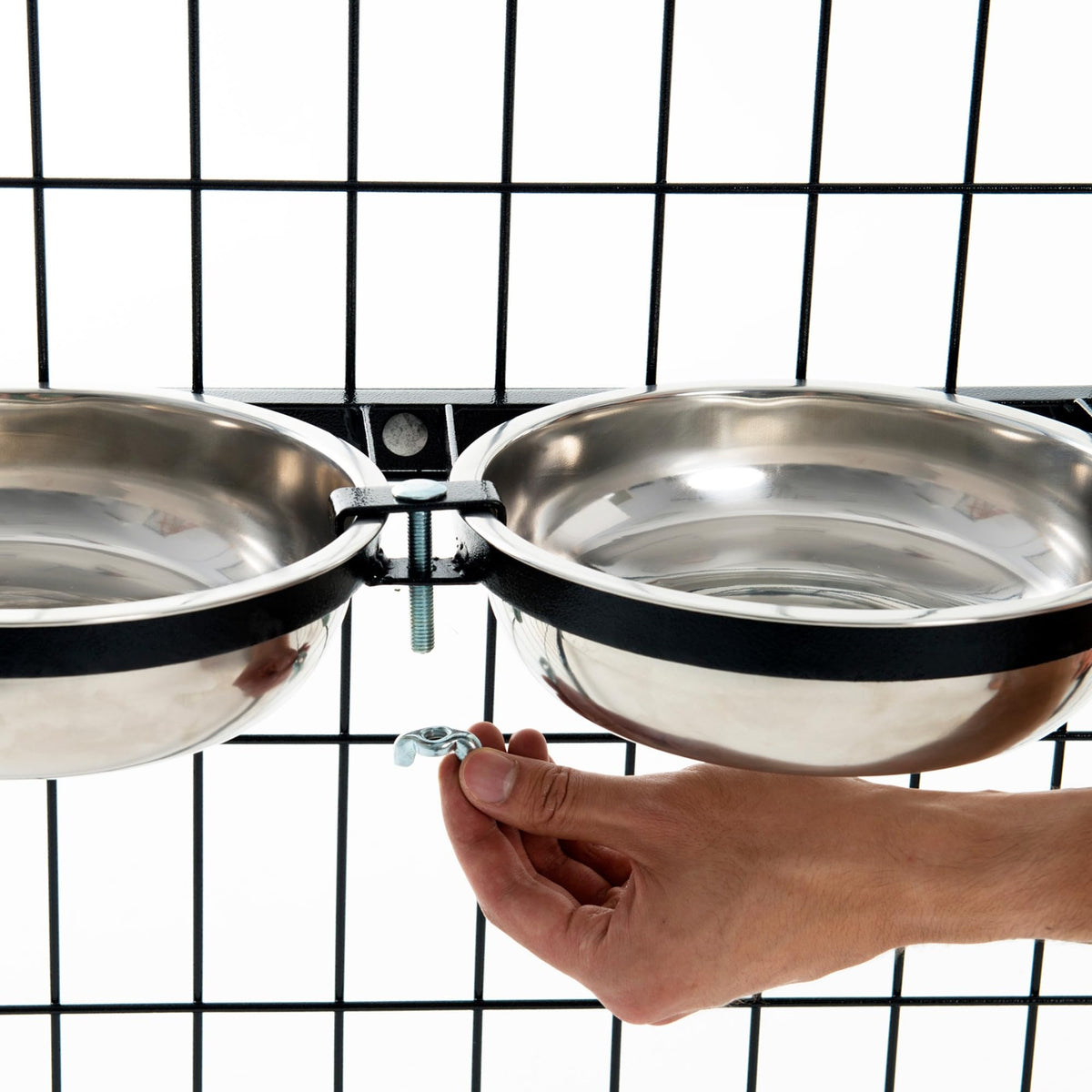 Stainless Steel Double Pet Bowls X702747