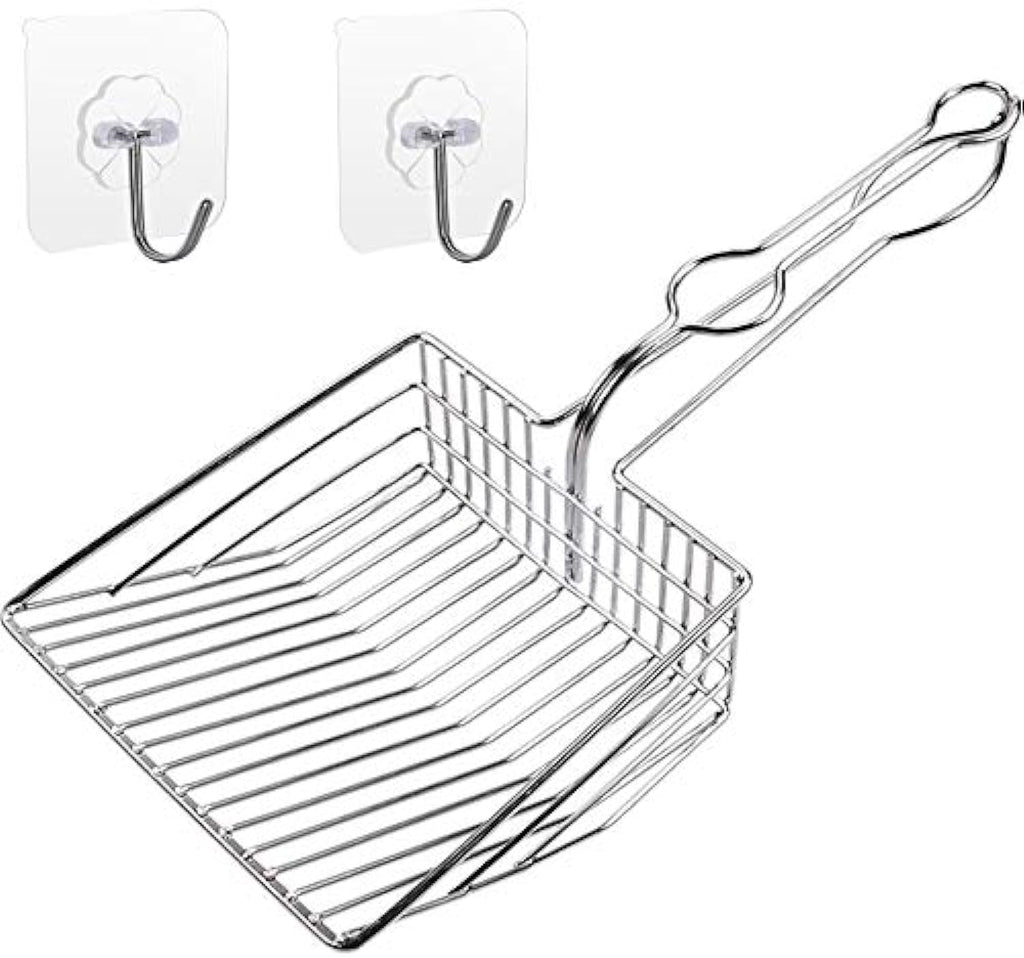 Metal Cat Litter Scoop with Holder W541560