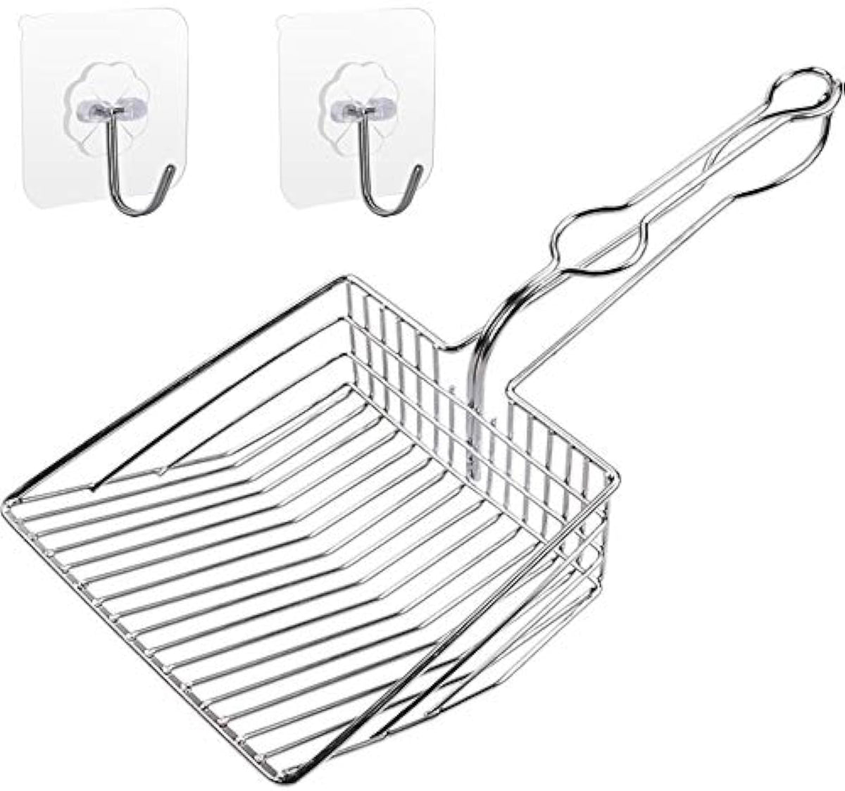 Metal Cat Litter Scoop with Holder W541560