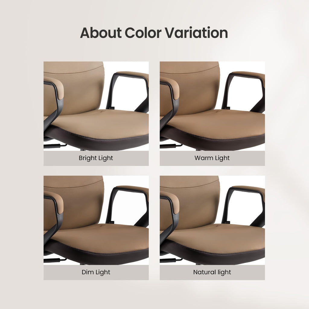 Brown Leather Executive Office Chair P9990