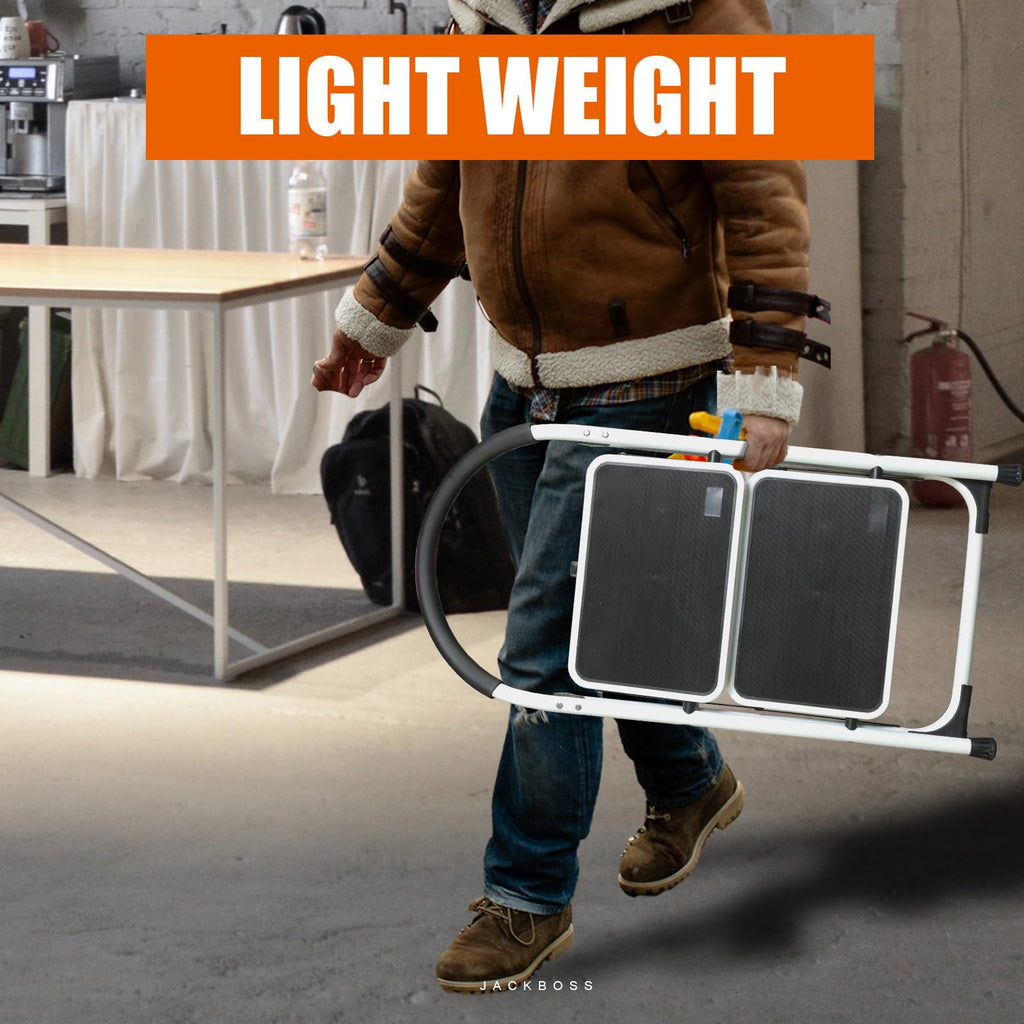2 Step Folding Lightweight Step Stool with Anti-Slip Pedal 400 lbs Capacity G150