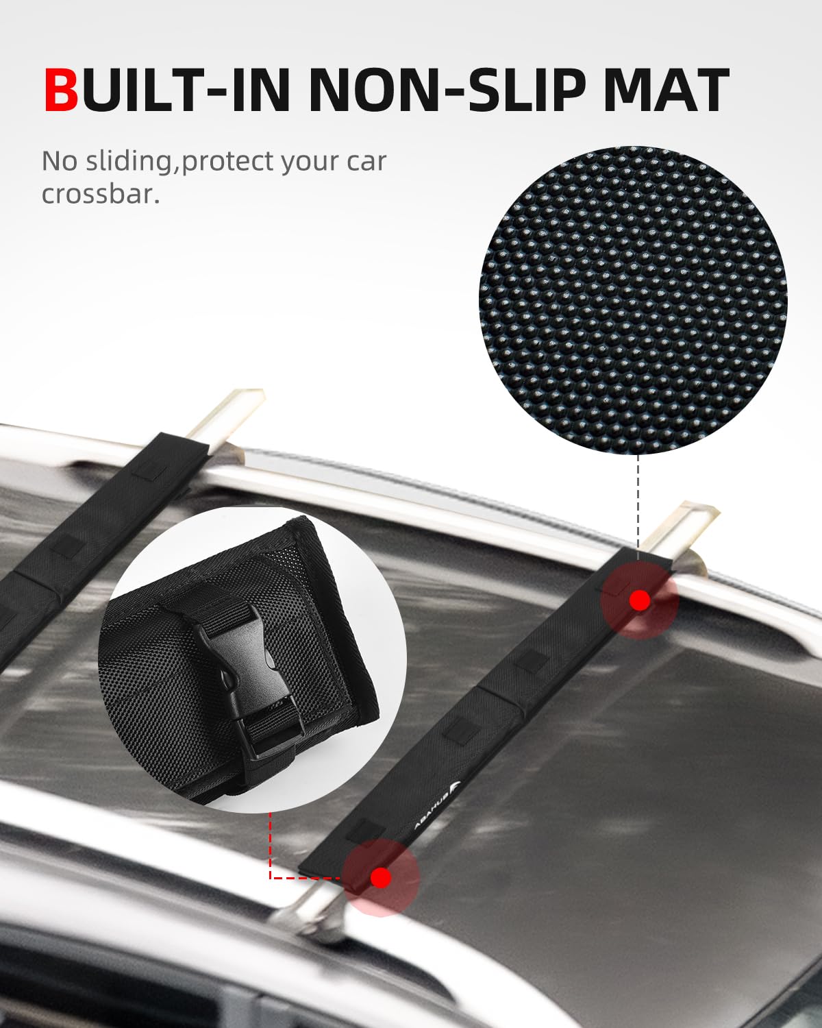 Soft Roof Rack Pads 30 Inch Z991140