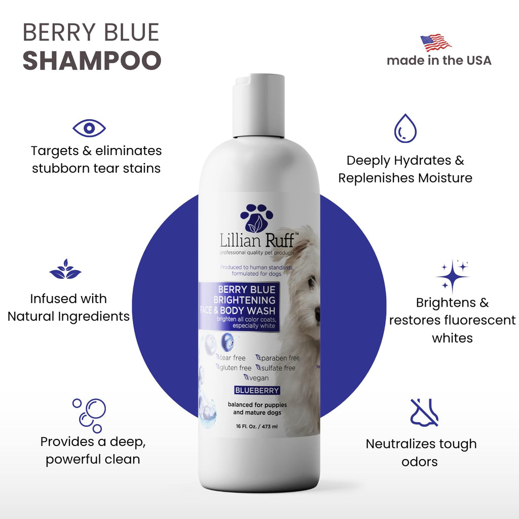 Berry Blue Brightening Pet Shampoo 16oz G902