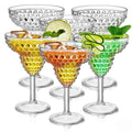 6 Pack 11oz Plastic Stemmed Margarita Glasses H808442