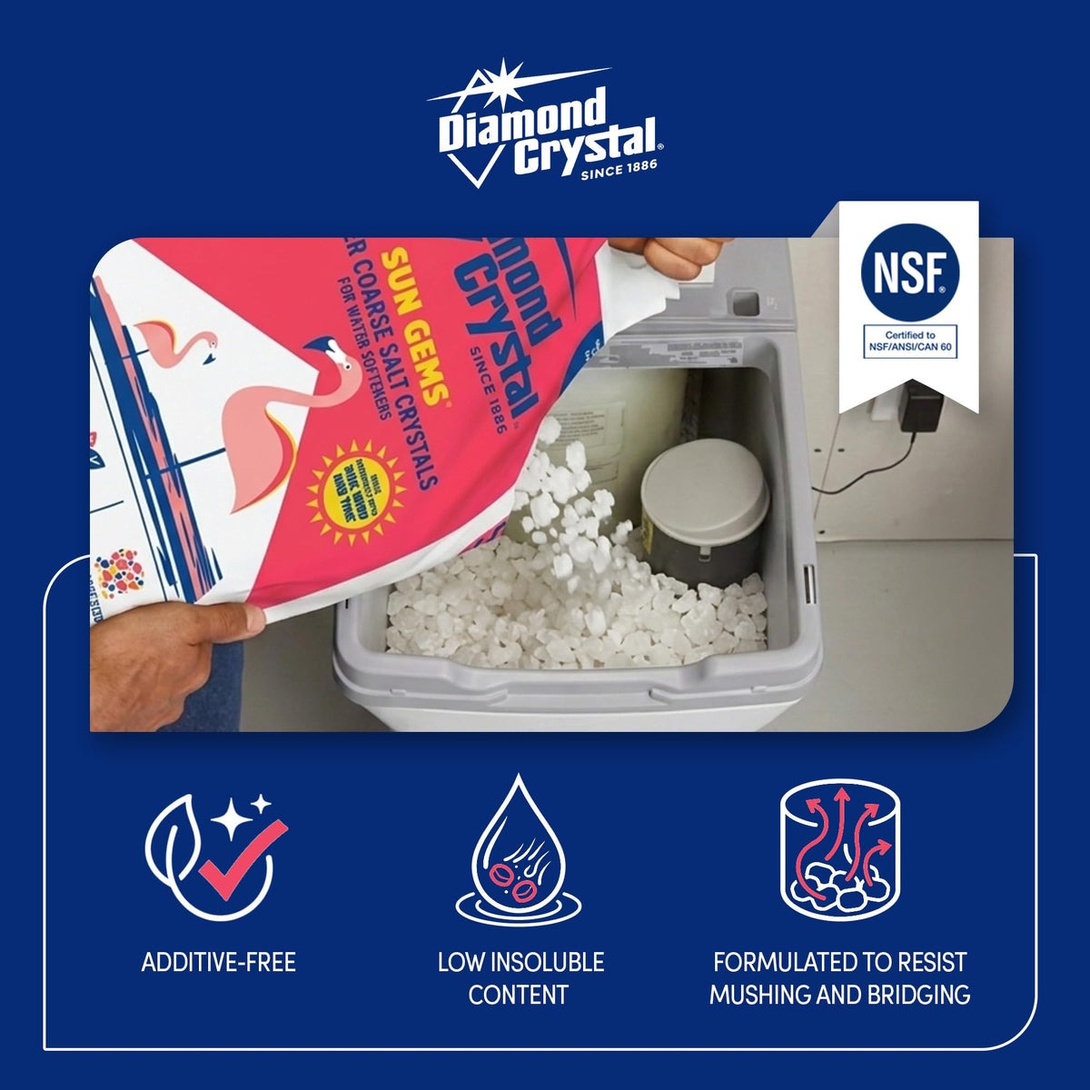 3 Pack Super Coarse Water Softener Salt, 40 Pounds V6940