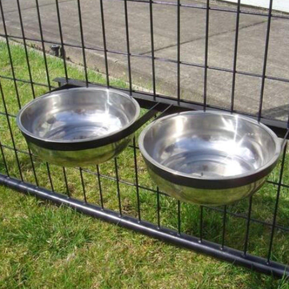 Stainless Steel Double Pet Bowls X702747