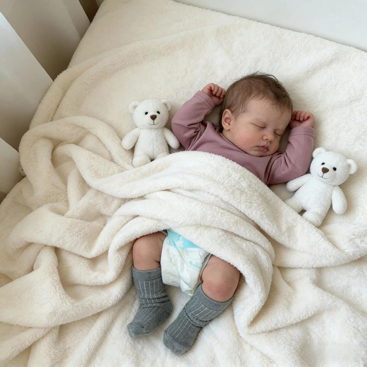 20 Inch Realistic Silicone Reborn Baby Doll Boy with Rooted Hair L411955