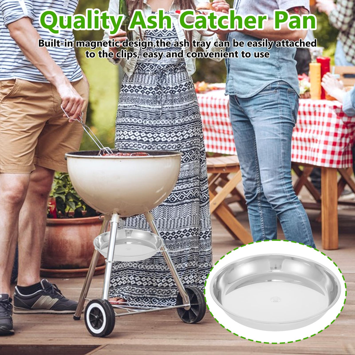 13.4" Diameter Ash Catcher Pan for Charcoal Grill S288009