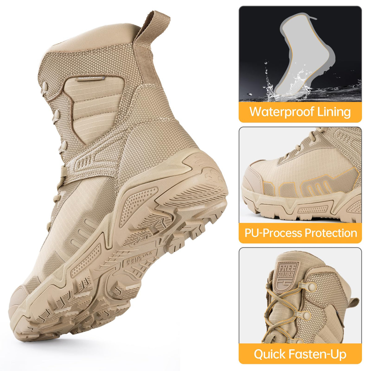 Men's Waterproof Tactical Work Boots M43180