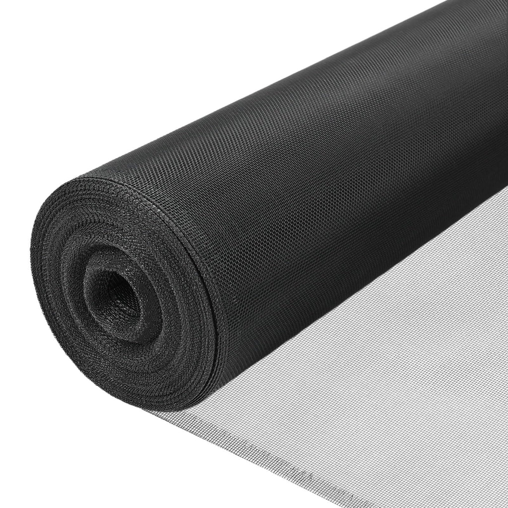 Black Aluminum Screen Mesh Roll 48 in x 100 ft 18 x 16 Mesh P844575
