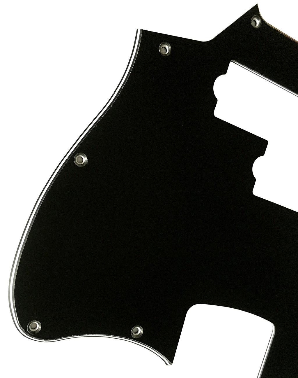 Electric Guitar Pickguard 3 Ply Black F828
