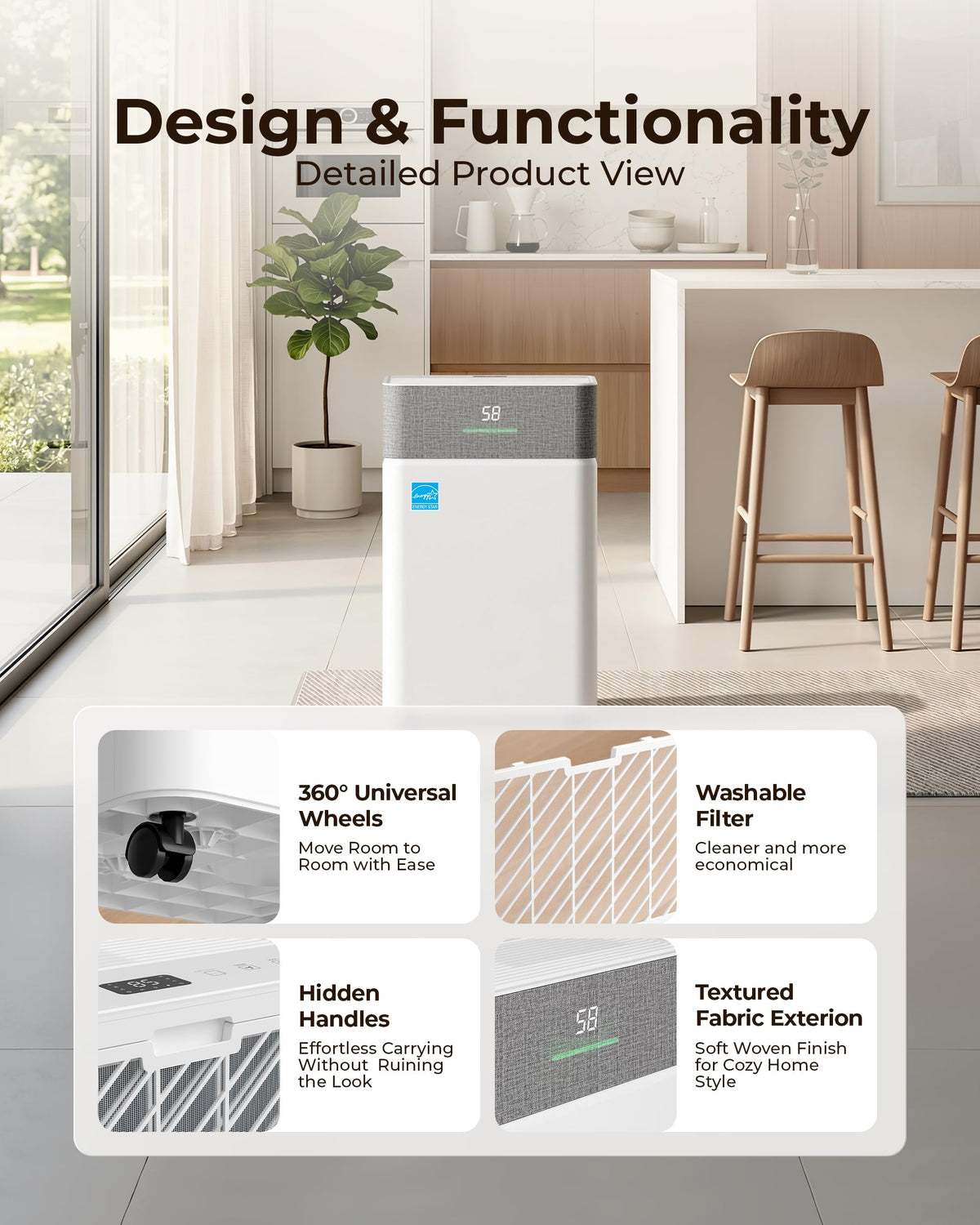 50 Pint Dehumidifier with Drain Hose N890344