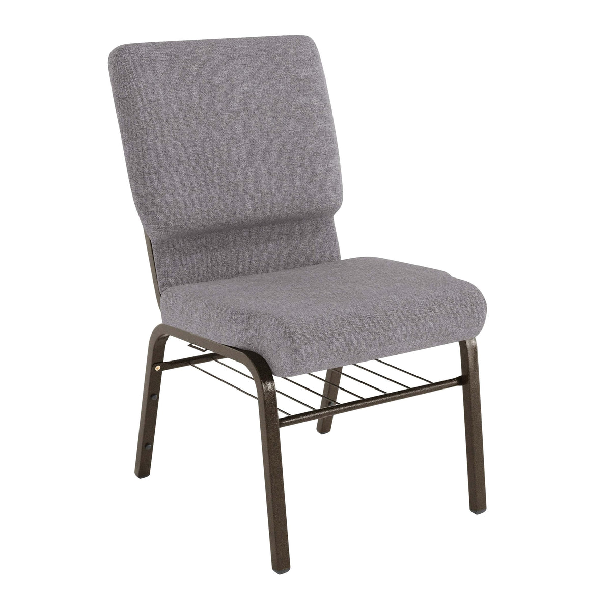 Gray Fabric Church Chair Z7634