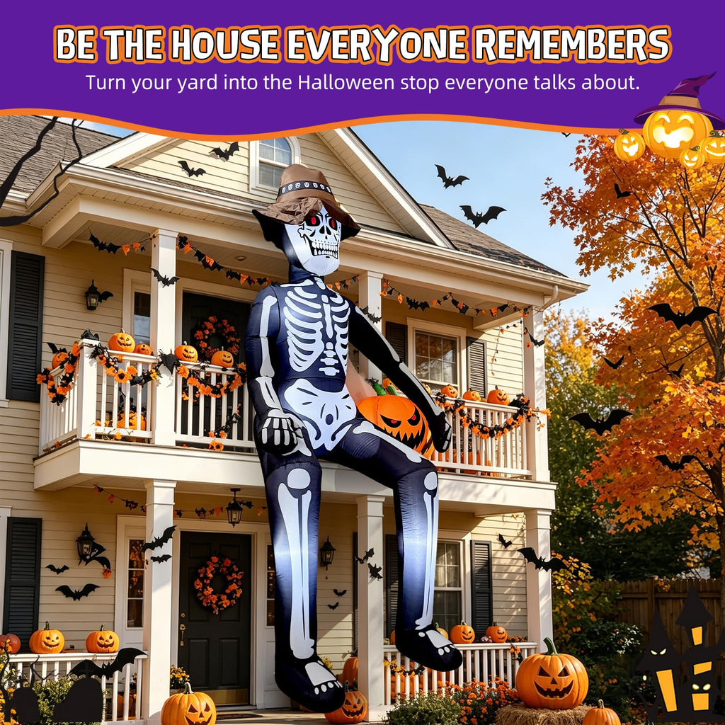10FT Halloween Inflatable Skeleton Z8883