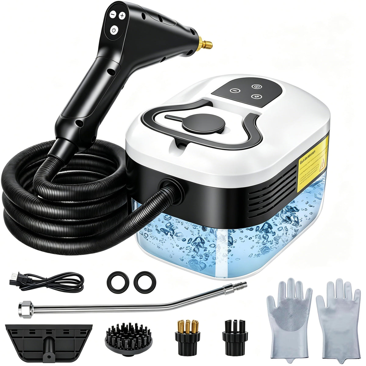 1.2L Portable Handheld Steam Cleaner with 14pcs Accessories H176