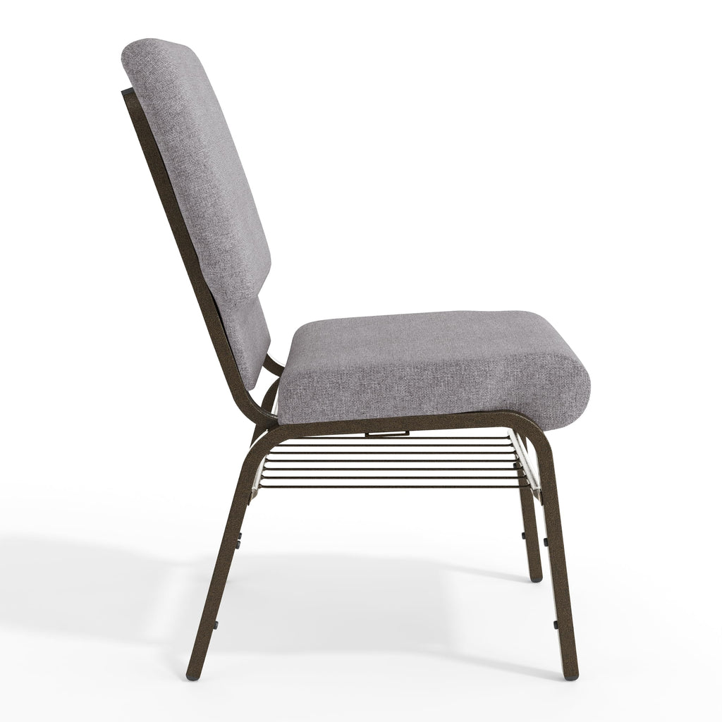 Gray Fabric Church Chair Z7634