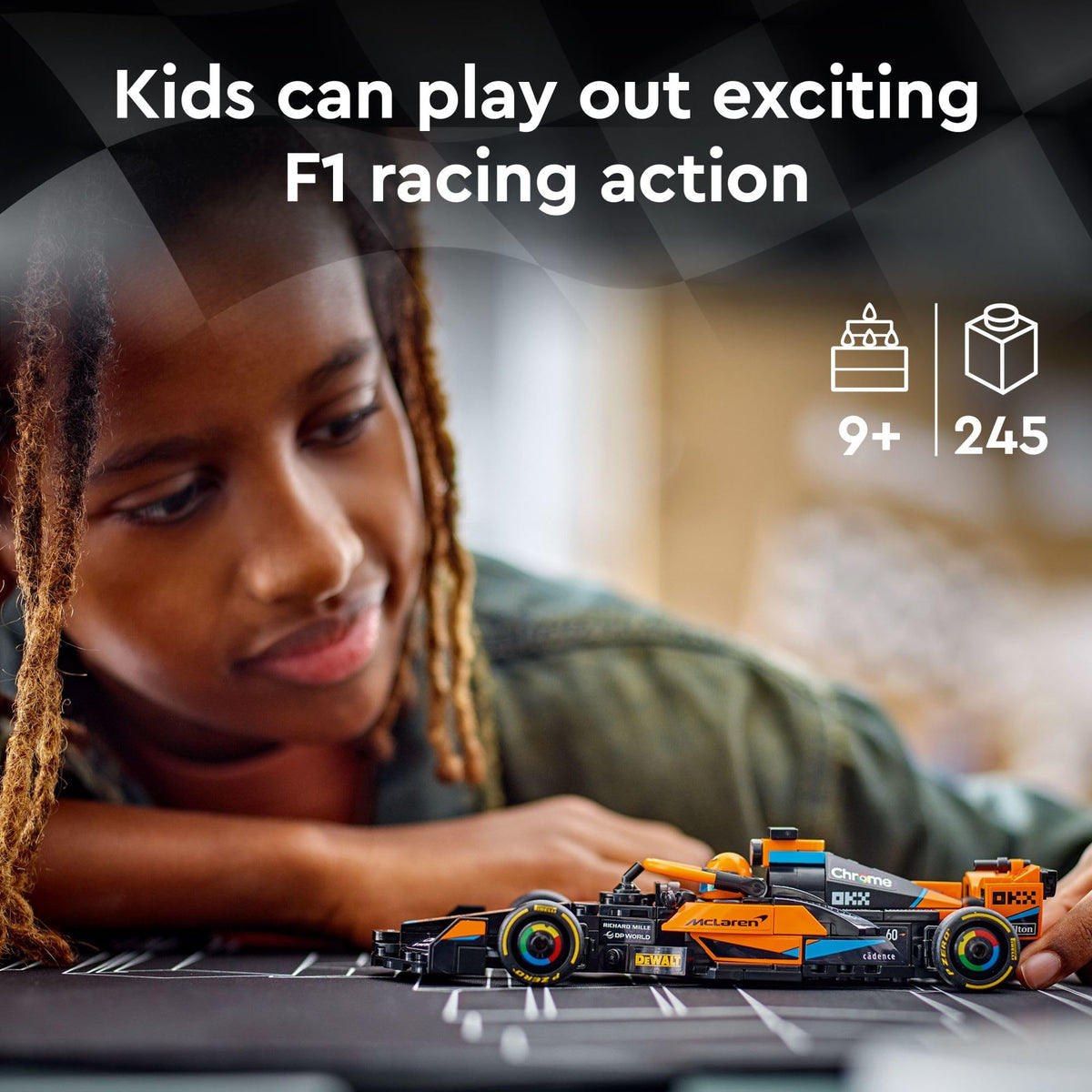 Buildable Formula 1 Race Car Toy Set B3777