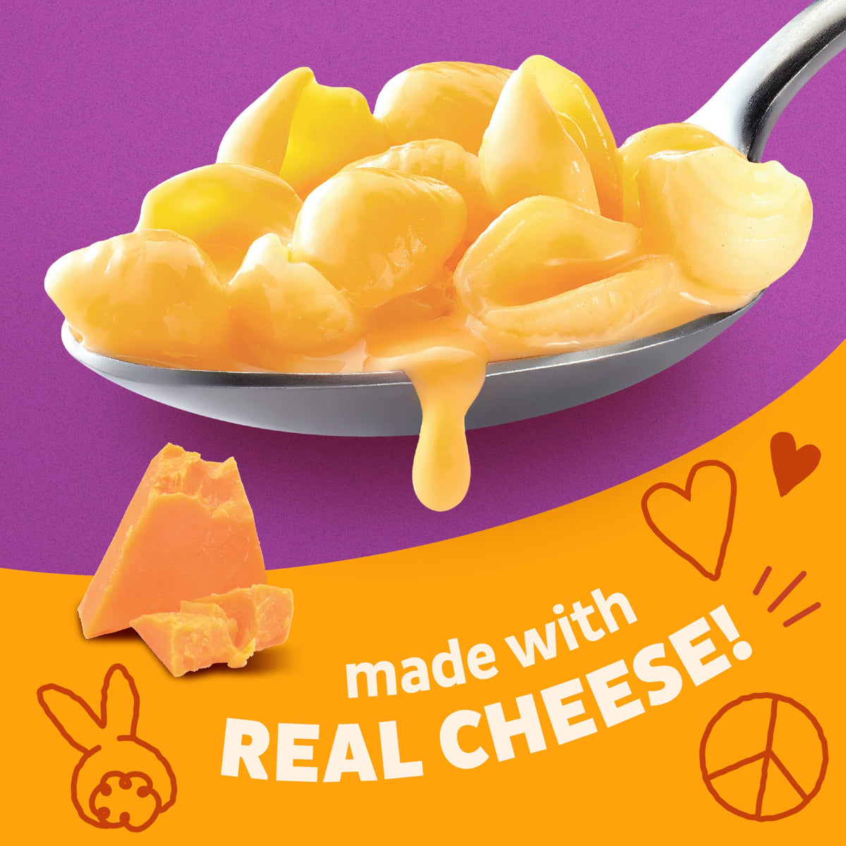 Shells and Real Aged Cheddar 6 oz 12 pk Q444