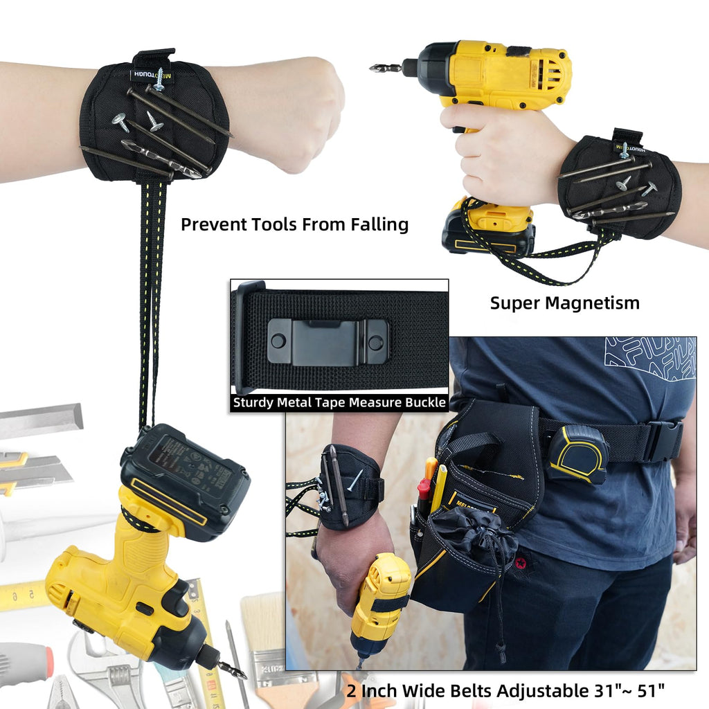 3-in-1 Drill Holster with Magnetic Wristband F671
