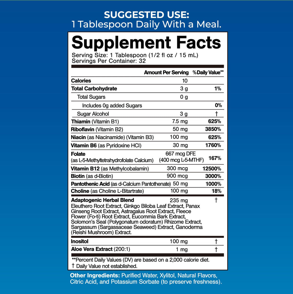 Liquid B-Complex Supplement 16 oz T5928