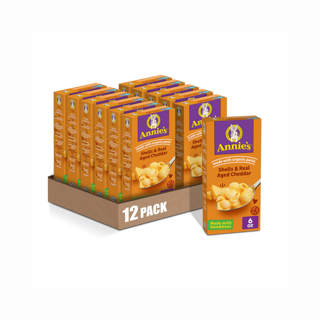 Shells and Real Aged Cheddar 6 oz 12 pk Q444
