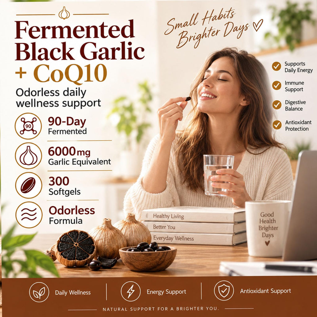 Black Garlic Extract 300 Softgels H820