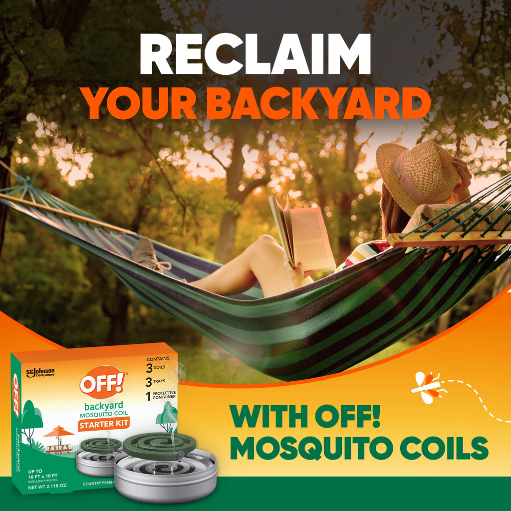 Mosquito Coils with Trays 3 Count (Pack of 3) R694144