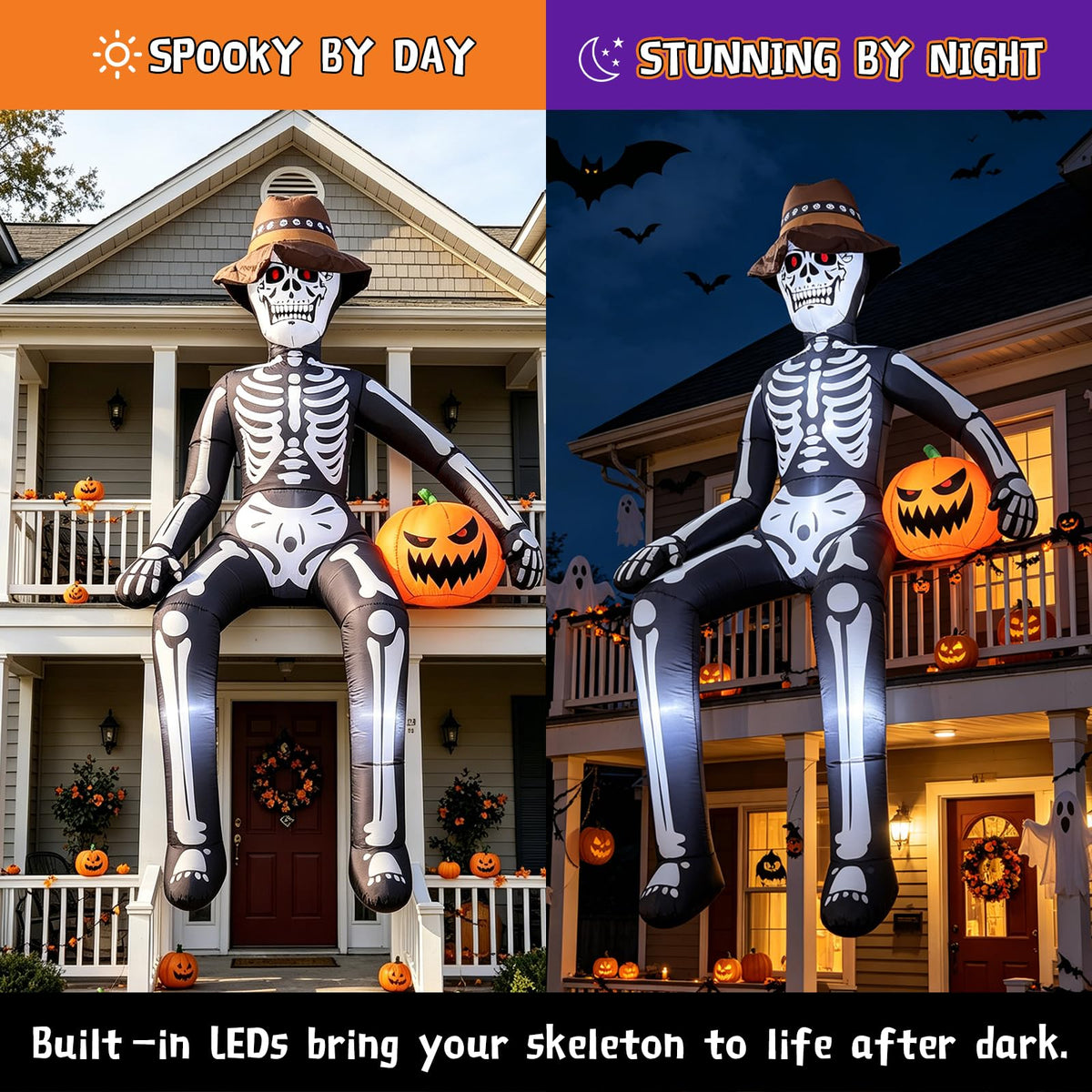 10FT Halloween Inflatable Skeleton Z8883