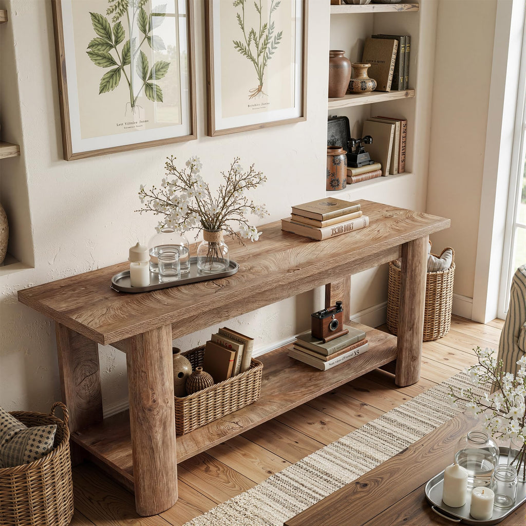65 Inch Rustic Brown TV Stand B959
