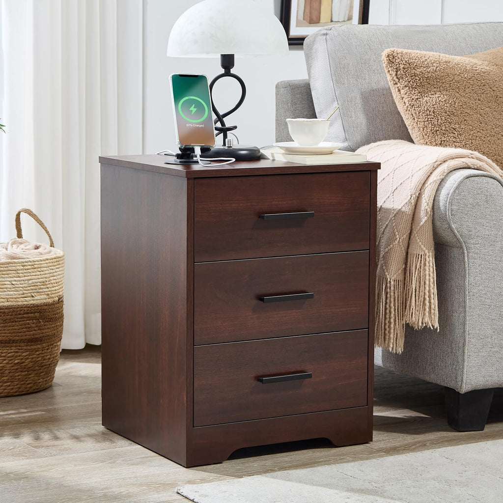 Cherry Wood 3 Drawer Dresser C5107