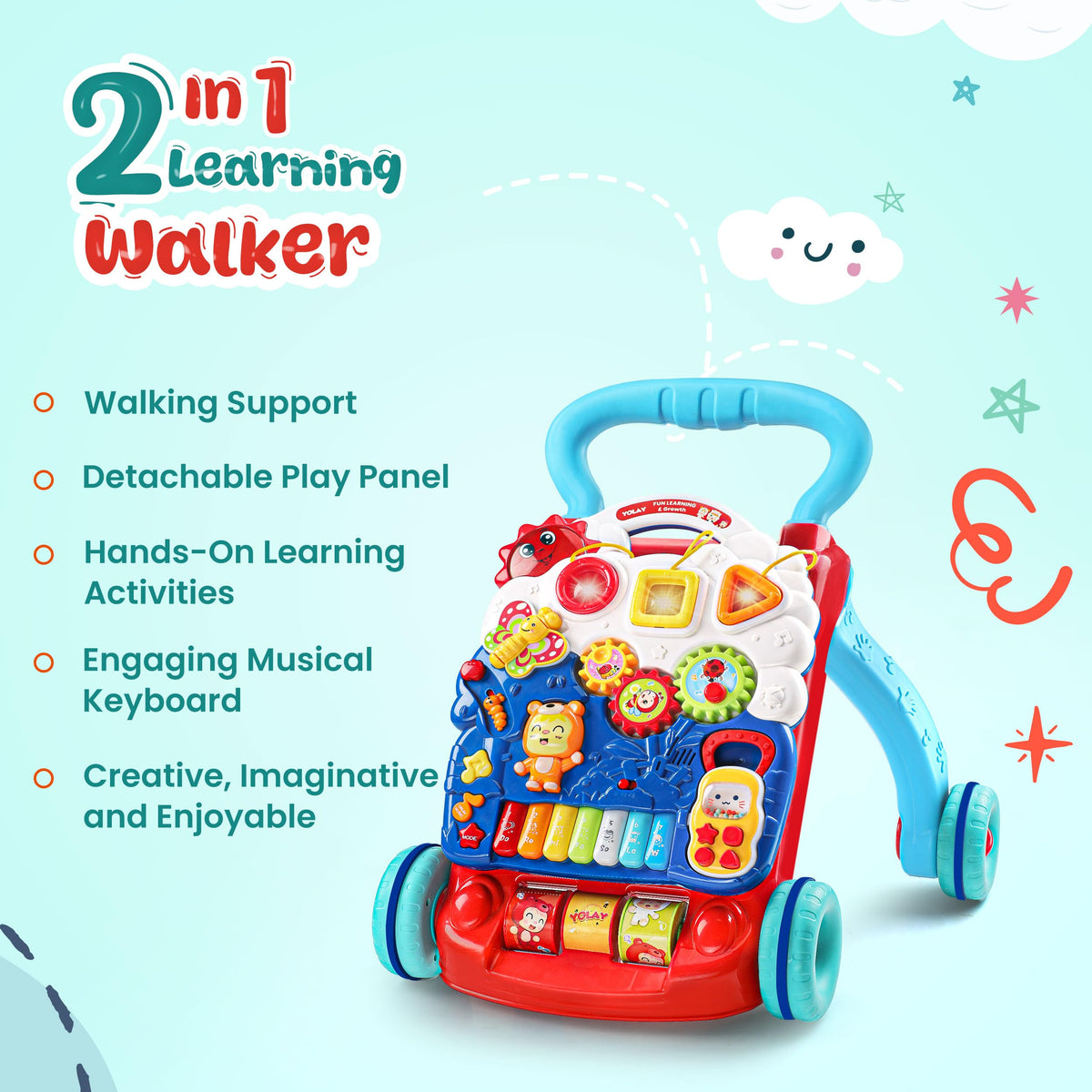 Baby Walker with Batteries F176