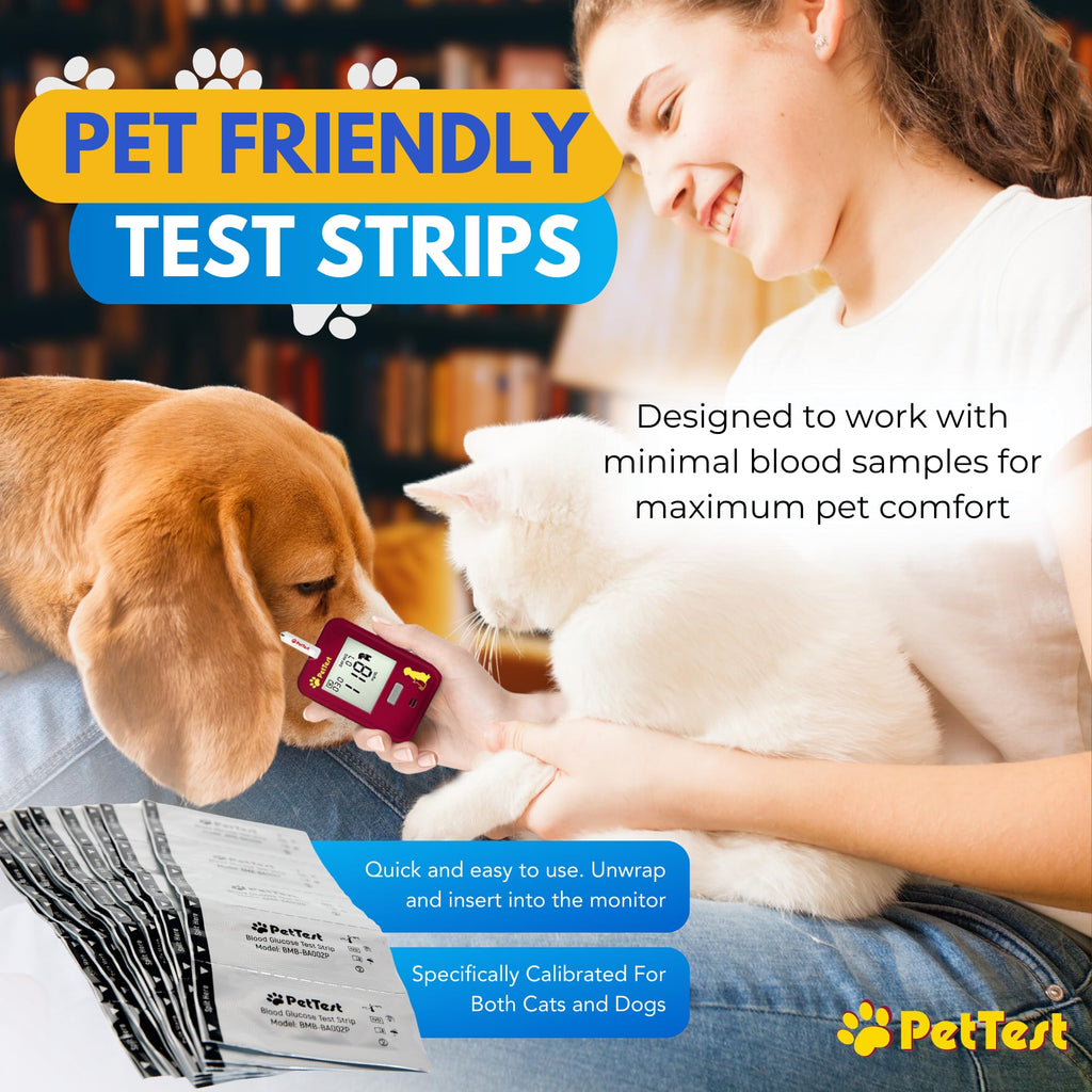 Blood Glucose 50 Test Strips for Dogs & Cats B306096