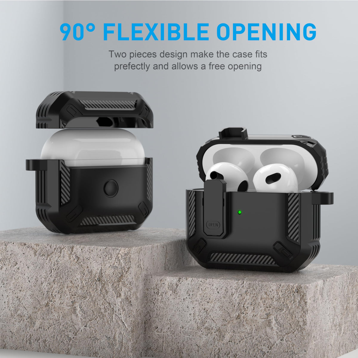 Black Magnetic AirPods 3 Case B11548