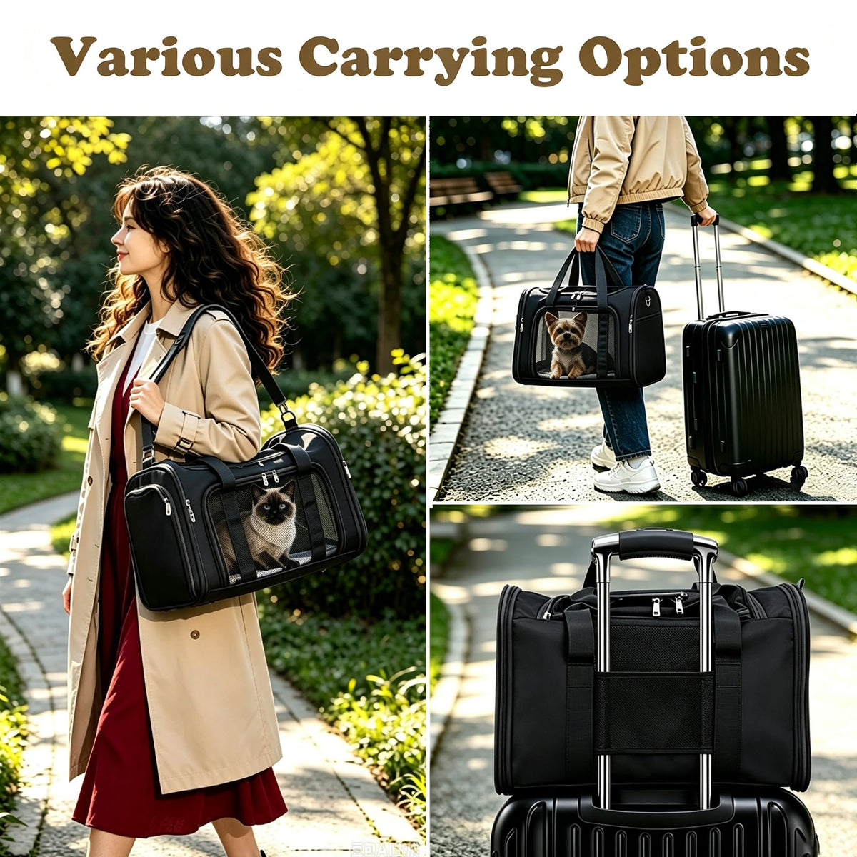 Soft-Sided Foldable Pet Carrier P292747
