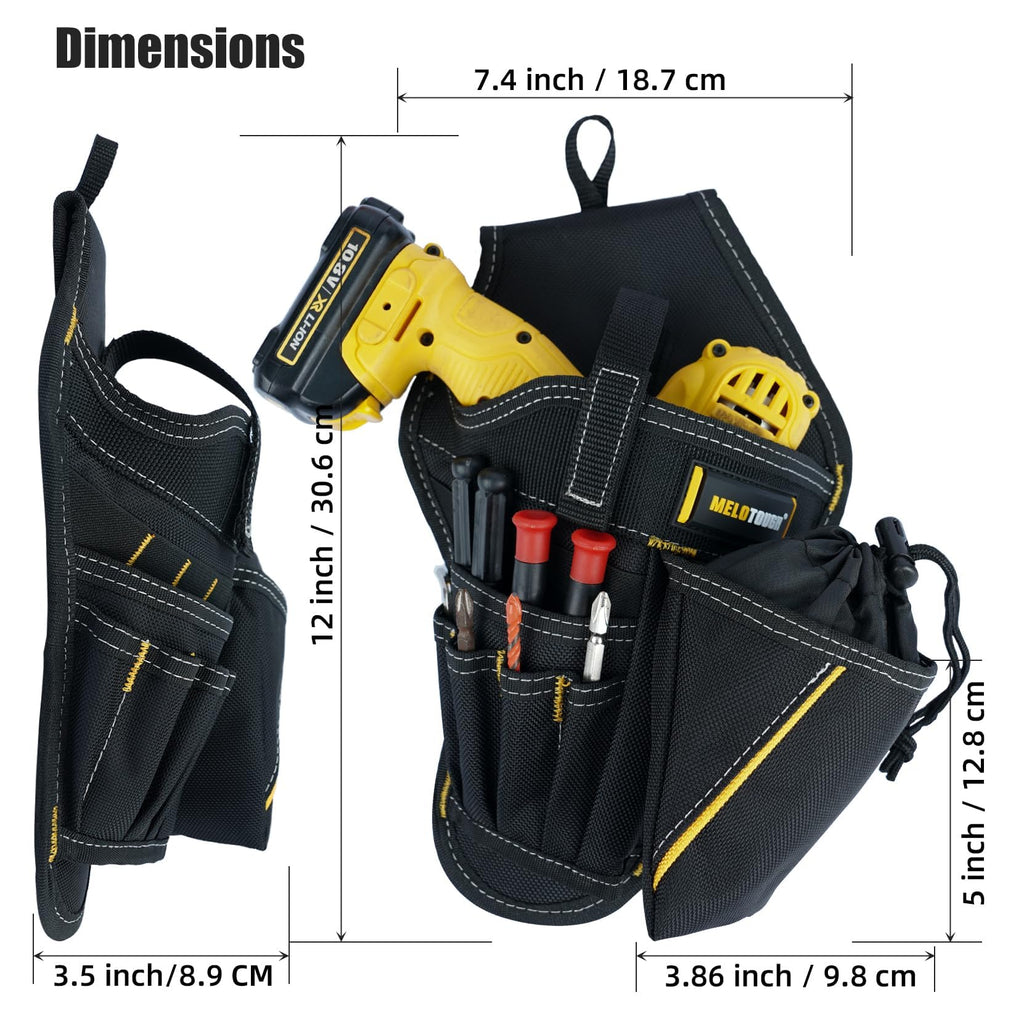 3-in-1 Drill Holster with Magnetic Wristband F671