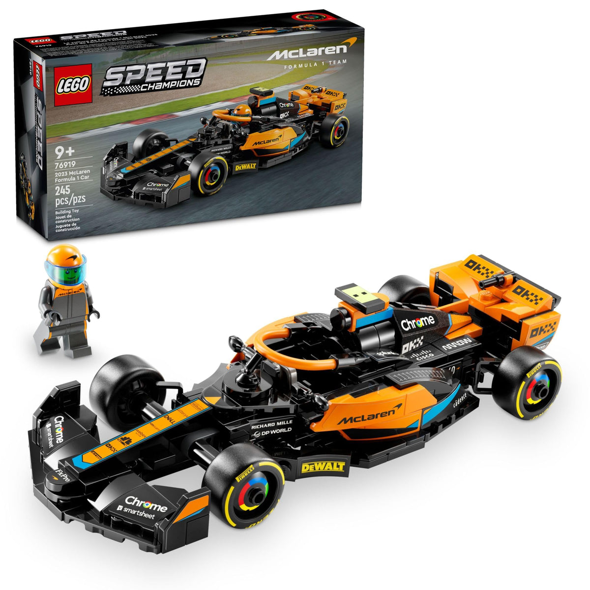 Buildable Formula 1 Race Car Toy Set B3777