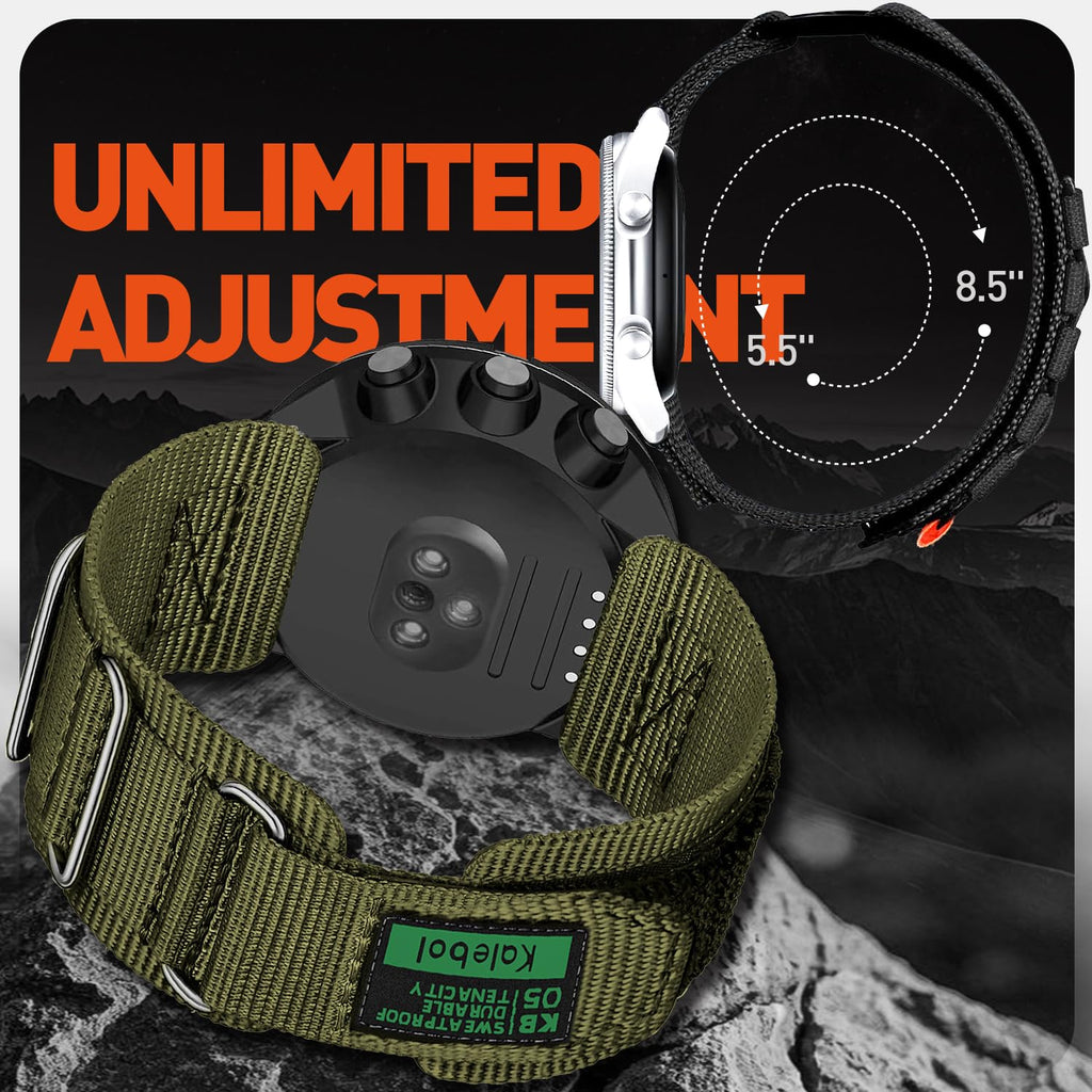 24mm Nylon Sports Watch Band U911