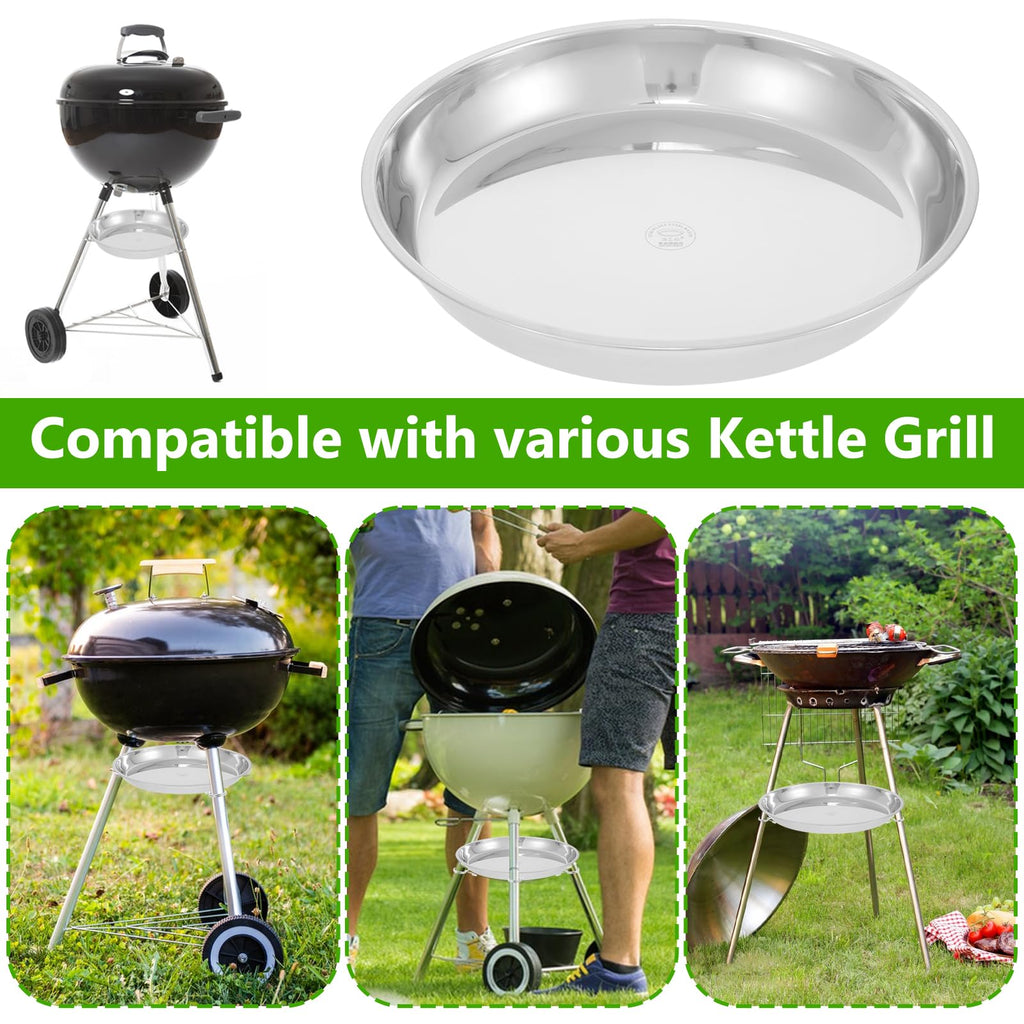 13.4" Diameter Ash Catcher Pan for Charcoal Grill S288009