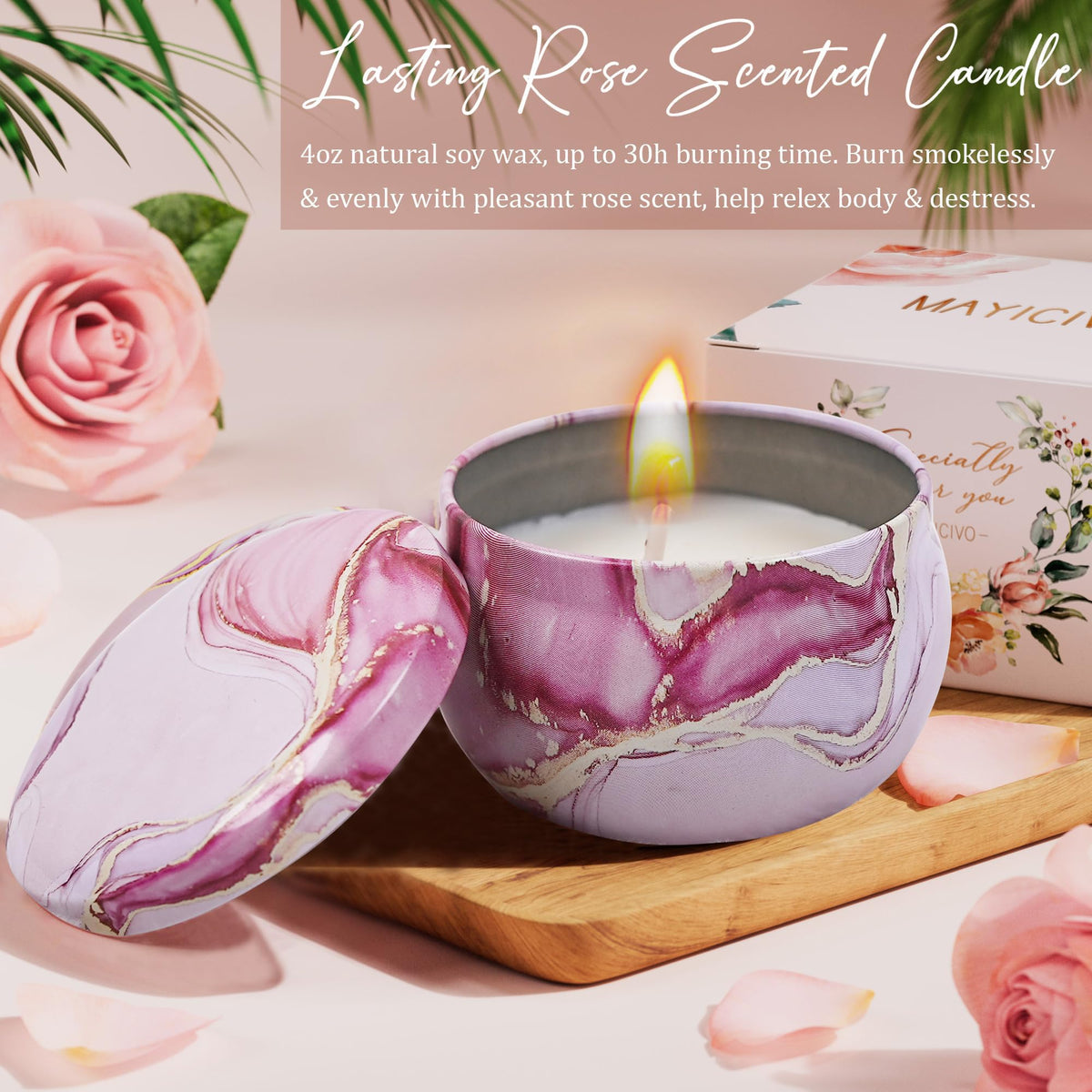 Rose Relaxing Spa Gift Baskets B3206