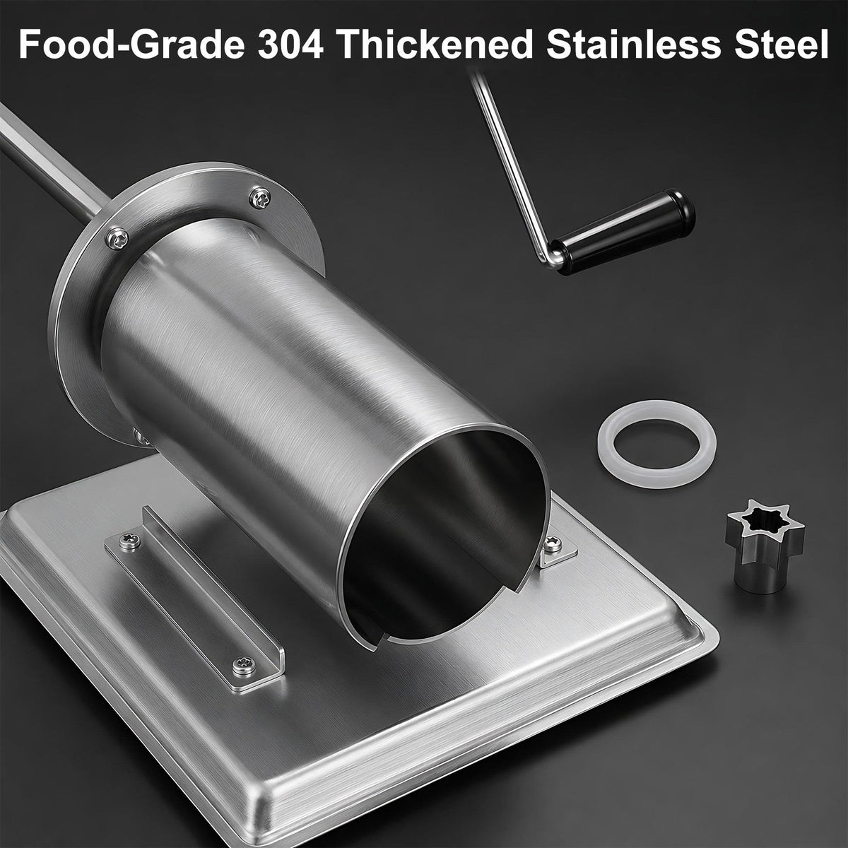 Vertical Manual Churro Extruder with 6-Shape Nozzle Kit T2551