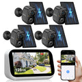 4 Cam Wireless Solar Security Camera System Q209