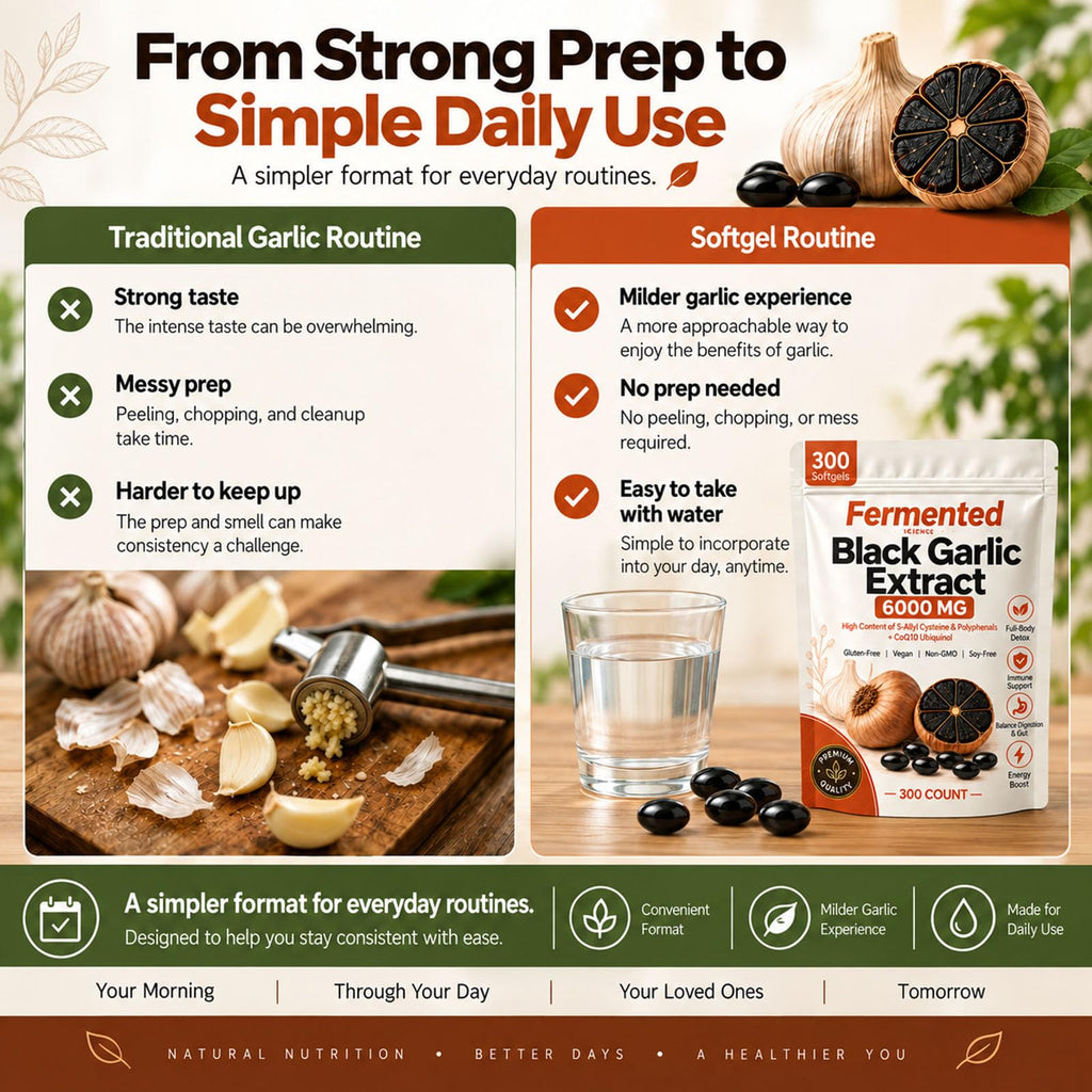 Black Garlic Extract 300 Softgels H820