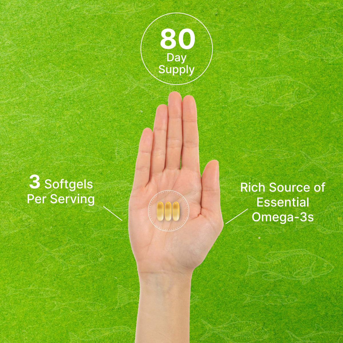 Omega 3 Fish Oil 3,000mg 240 Softgels EPA DHA Lemon Flavored C82125